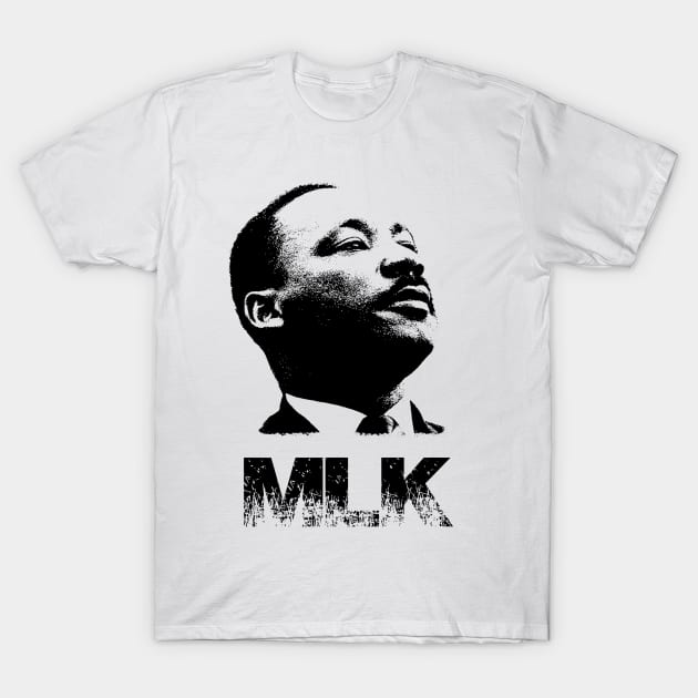 Martin Luther King Portrait T-Shirt by phatvo